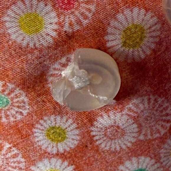 Emanuel Berg Shirt Men's Modern Fit 16" M/L Floral Orange Long Sleeve - Picture 9 of 9